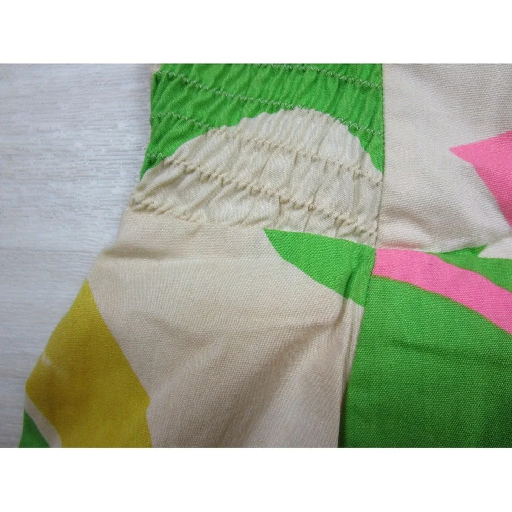 Vintage 60s Sandcastle Swimsuit Size (10) Mod Groovy Hippy Playsuit